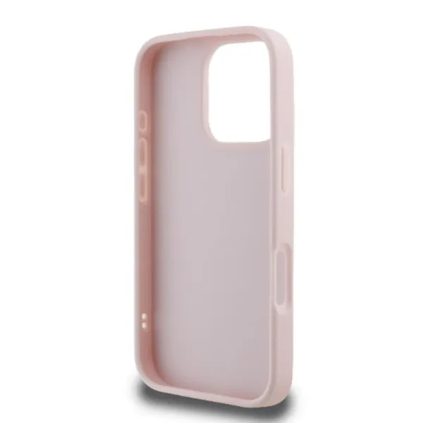 Karl Lagerfeld Quilted Signature - Case for iPhone 16 Pro (pink)