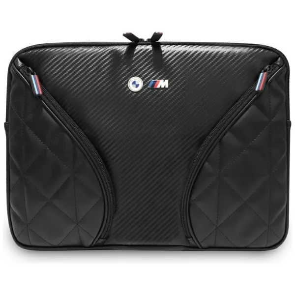 BMW Carbon Pockets & Metal Logo - 14" Notebook Case (Black)