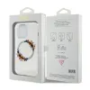 Guess IML Flowers Wreath MagSafe - Case iPhone 15 Pro Max (Clear)