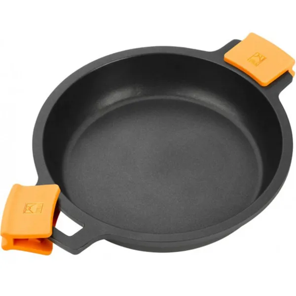 Katls ar stikla vāku BRA Braisogona_A270520 Melns Ø 20 cm 1,5 L