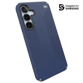 Speck Presidio2 Grip Magnet - Samsung Galaxy S25+ / 24+ MagSafe Case (Coastal Blue/Dust Gray/White)