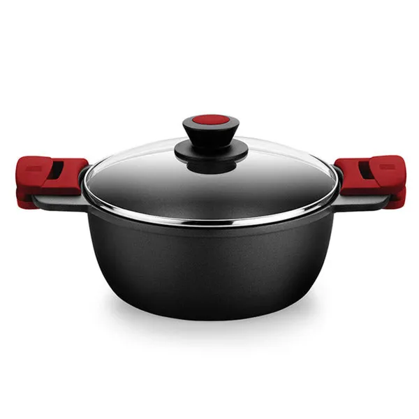 Katls ar stikla vāku BRA A410324 Melns 4 L