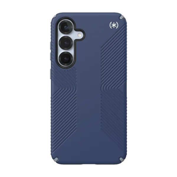 Speck Presidio2 Grip Magnet - Samsung Galaxy S25+ / 24+ MagSafe Case (Coastal Blue/Dust Gray/White)