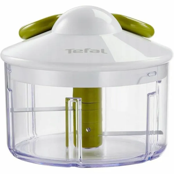 Rankinis mini smulkintuvas su traukimo virve Tefal K1330404 Balta Nerūdijantis plienas Plastmasinis