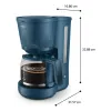 Капельная кофеварка Philips HD7411/70 Синий 1,3 L