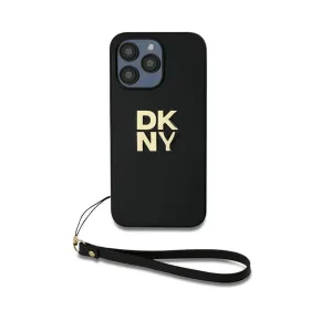 DKNY Wrist Strap Stock Logo - Case for iPhone 15 Pro Max (Black)
