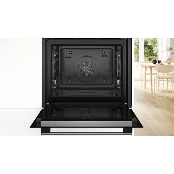 Духовка с пиролитической системой очистки BOSCH HBG578ES3 3600 W 71 L