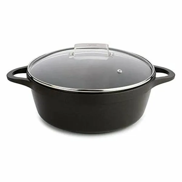 Kannellinen vuoka Valira 4142/25 Musta