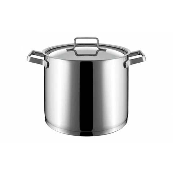 Кастрюля с крышкой из нержавеющей стали Valira PJ458024   24CM