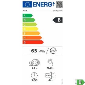 Посудомоечная машина BOSCH SMH4EVX08E 6P 3ªB 44dBA INT Белый 60 cm