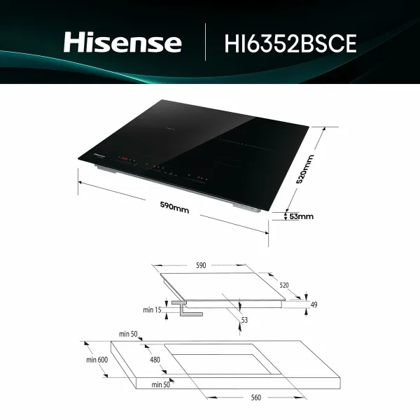 Indukcinė kaitlentė Hisense