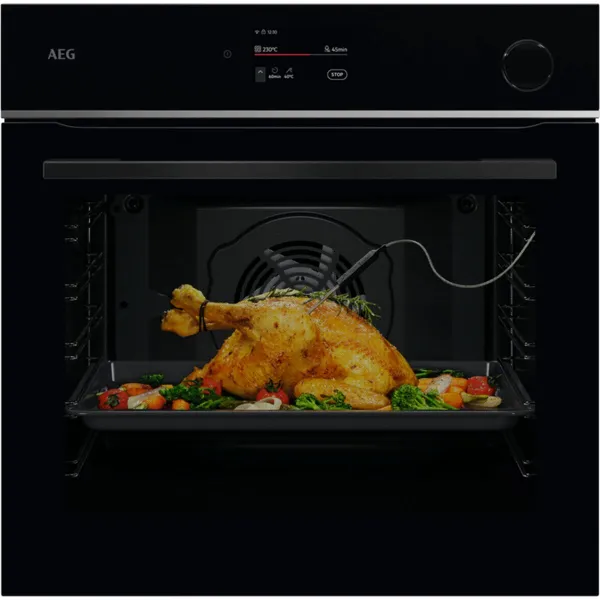 Духовка с пиролитической системой очистки AEG TR7PB73FSB 72 L 3500 W