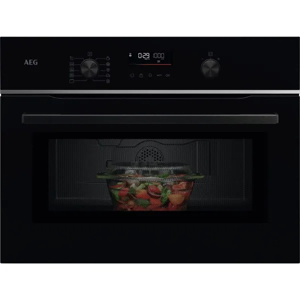 Mikrobangų krosnelė su kepsnine AEG TM5NK401B Juoda 900 W 25 L