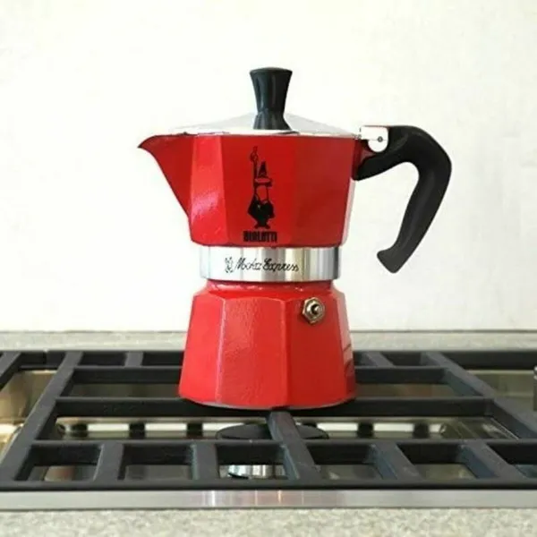Итальянская Kофеварка Bialetti 0004942/NP 3 Чашки Красный Алюминий
