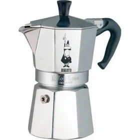 Itališkas Kavinukas Bialetti Moka Express Aliuminis Sidabras