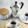 Vanhanaikainen Italialainen Mokkapannu Bialetti 0001163 Hopeinen Alumiini 6 Kupit