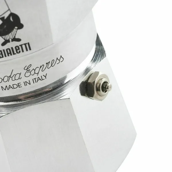 Italian Coffee Pot Bialetti 0001163 Silver Aluminium 6 Cups