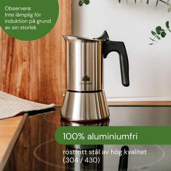 Italian Coffee Pot Bialetti 0001163 Silver Aluminium 6 Cups