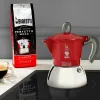Vanhanaikainen Italialainen Mokkapannu Bialetti 0006944/NP Punainen Metalli Alumiini 150 ml