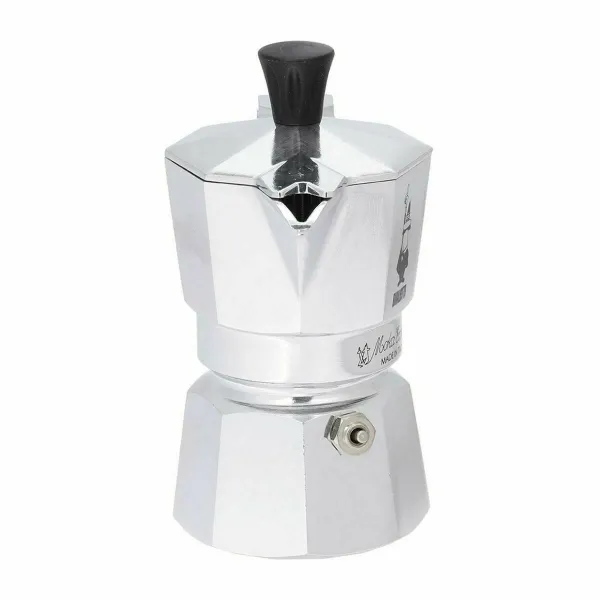 Vanhanaikainen Italialainen Mokkapannu Bialetti 0001161 Hopeinen 60 ml