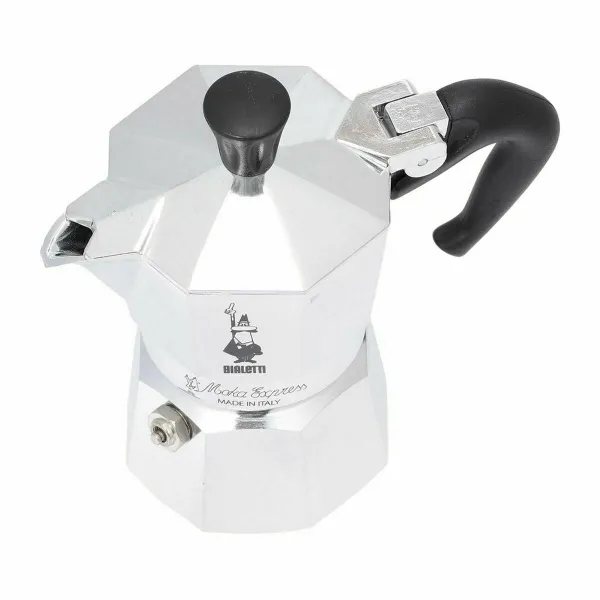 Vanhanaikainen Italialainen Mokkapannu Bialetti 0001161 Hopeinen 60 ml