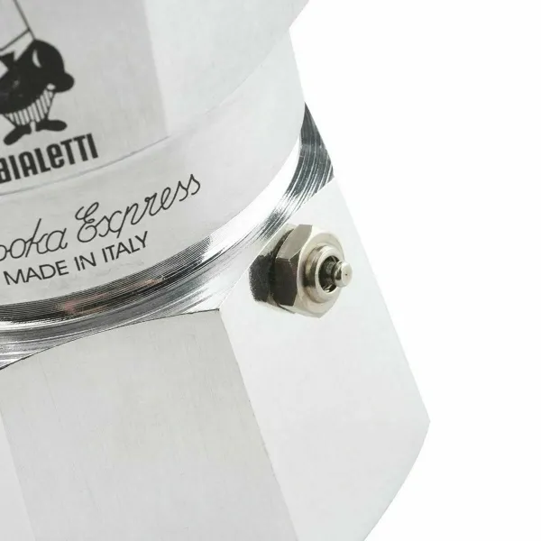 Vanhanaikainen Italialainen Mokkapannu Bialetti 0001161 Hopeinen 60 ml