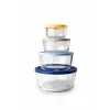 Set of 4 lunch boxes Ibili 689200 Transparent Plastic
