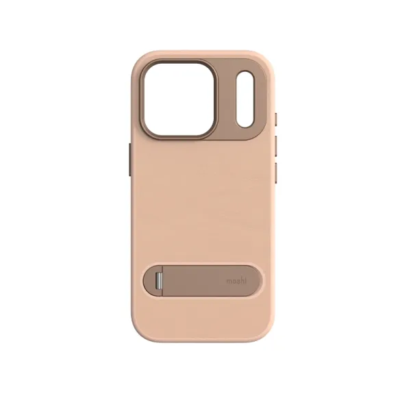 Moshi Kameleon MagSafe - Case iPhone 17 Pro with Stand Function (Milktea Brown)