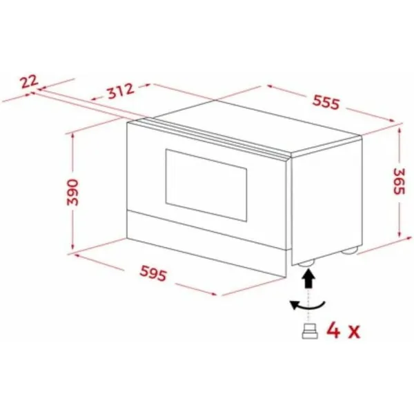 Микроволновая Печь с Грилем Teka NEOMS6220BISRSS Серебристый 850 W 22 L