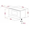 Микроволновая Печь с Грилем Teka NEOMS6220BISRSS Серебристый 850 W 22 L