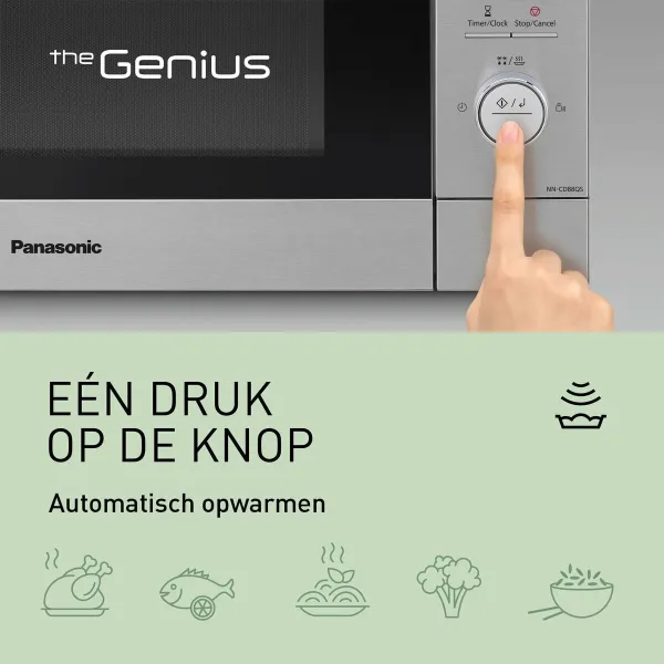 Mikrobangų krosnelė su kepsnine Panasonic NNCD88QSEPG 1300 W (Naudoti B)