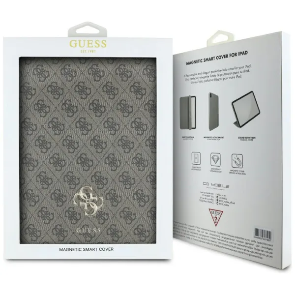 Guess Magnetic 4G Big Logo - Case iPad Air 13" M3 (2025) / iPad Air 13" M2 (2024) (brown)