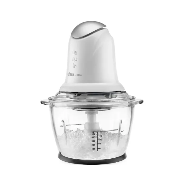 Gaļas Maļāmā Mašīna UFESA FRESHCHOP Balts Nerūsējošais tērauds Plastmasa 500 W 1,2 L
