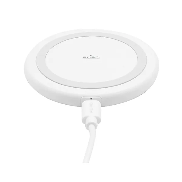 PURO Wireless Charging Station QI - Qi inductive wireless charger (white)