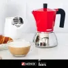 Итальянская Kофеварка BRA INOX RED 9T Красный 470 ml