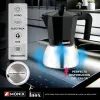 Vanhanaikainen Italialainen Mokkapannu BRA M863006 Musta