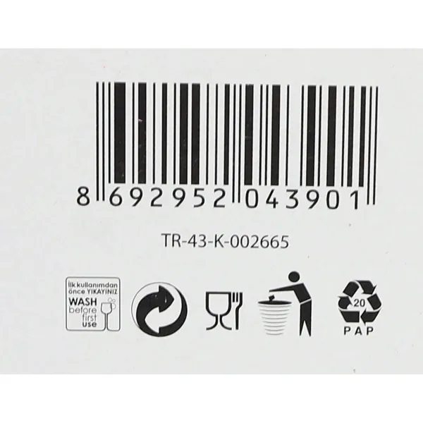 Кружка LAV Zen 225 ml Стеклянный (6 pcs)