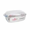 Кастрюля с крышкой Quttin 63096 Cтекло 32,8 x 19,7 x 13 cm