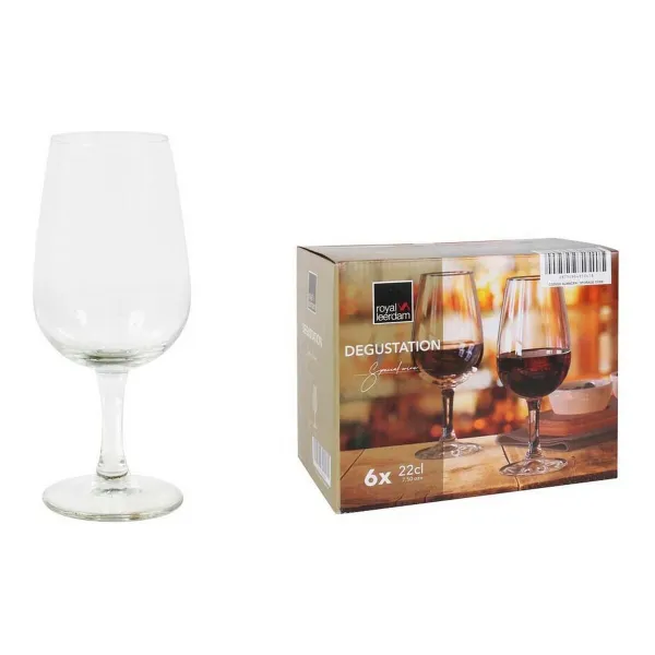 Vīna glāžu komplekts Royal Leerdam Degustation 220 ml 22 cl 6 Daudzums (6 gb.)