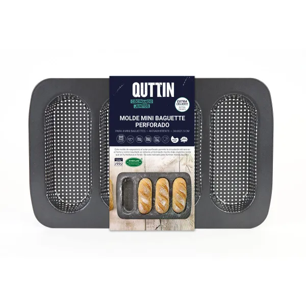 Prancūziško batono forma Quttin Baguette 0,5 mm 34,6 x 21,5 x 3 cm