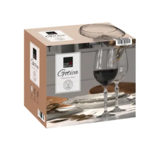 Vīna glāžu komplekts Royal Leerdam Gotica 600 ml 6 Daudzums (6 gb.)