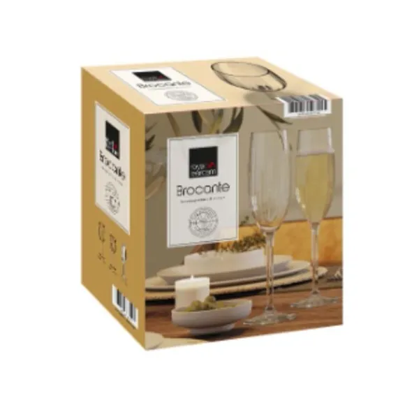 Šampanieša glāze Royal Leerdam Brocante 210 ml champagne 6 Daudzums (6 gb.)