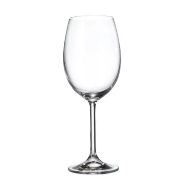 Wine glass set Bohemia Crystal Clara 450 ml 6 Pieces (6 Units)