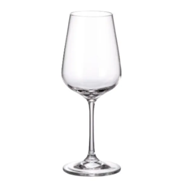 Vīna glāžu komplekts Bohemia Crystal Sira Balts 360 ml 6 Daudzums (6 gb.)