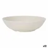 Salotų Dubuo La Mediterránea Melaminas Balta Ryškumas 25 x 6,5 cm (12 vnt.)
