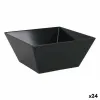 Snack Kulho La Mediterránea Melamiini Antrasiitinharmaa 18 x 18 x 8 cm (24 osaa)