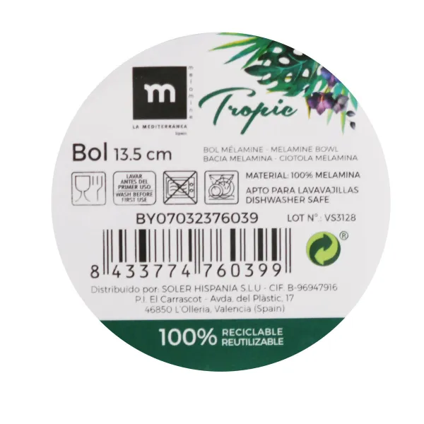 Snack Kulho La Mediterránea  TROPIC (24 osaa)