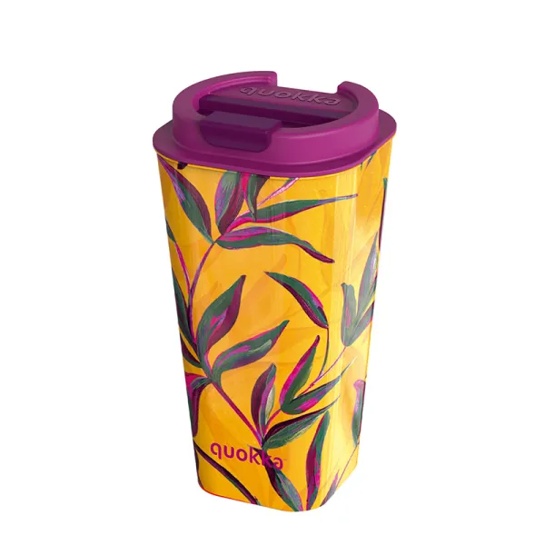 Quokka Vaso Cafe Double Walled - Double Walled Mug 450 ml (Sun Garden)