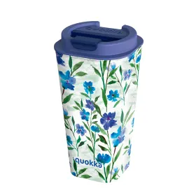Quokka Vaso Cafe Double Walled - Double Walled Mug 450 ml (Ditsy Bloom)