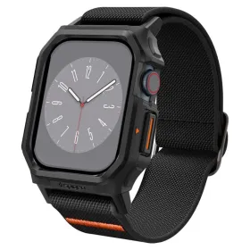 Spigen Lite Fit "Pro" - Case with Strap for Apple Watch 10 42 mm (Matte Black)